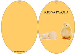 Biglietti Pasqua pulcino