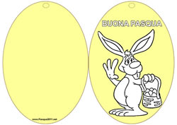 Biglietto di auguri Pasqua